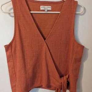 NWOT Madewell Wrap-Tie Tank Top Size Medium